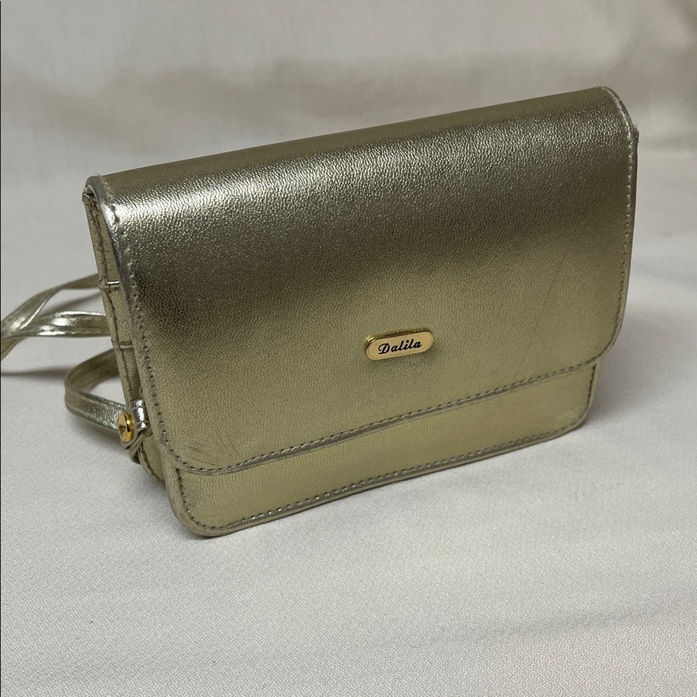 Vintage Gold Crossbody Bag for Women